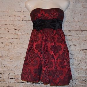 NWOT black and red party dress 5/25